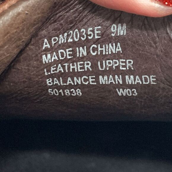 Rockport Leather Upper Lace Up Closed Toe Oxford Shoes Chestnut Brown Size 9M - Picture 9 of 9